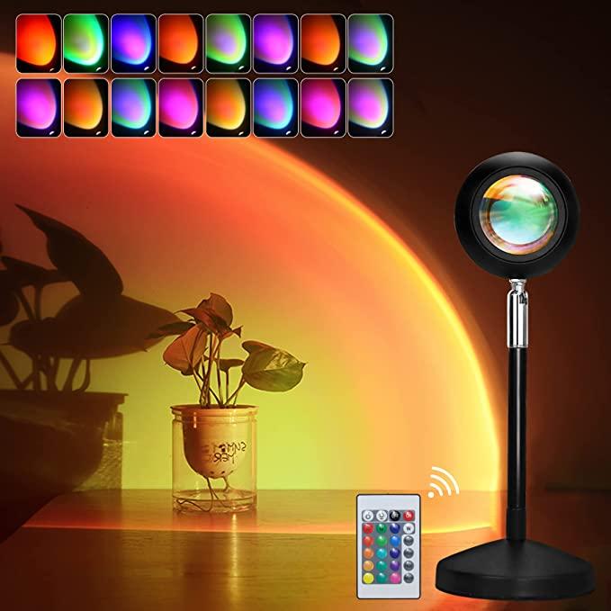 Sunset Projection Lamp Rainbow Night Light