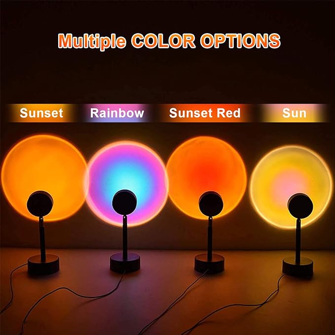 Sunset Projection Lamp Rainbow Night Light